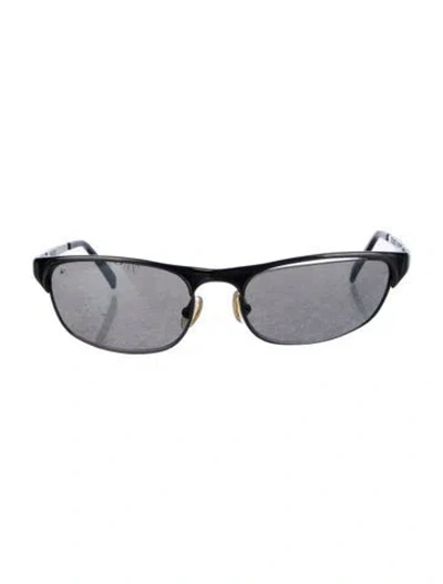 Pre-owned Stussy Cat-eye Tinted Sunglasses In Black