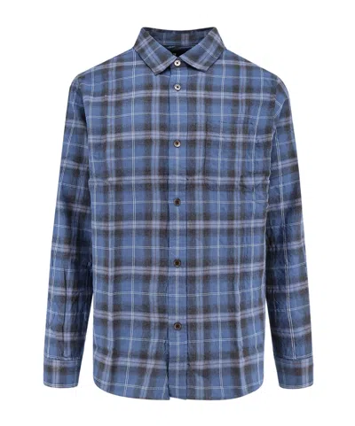 Stussy Check Shirt In Blue