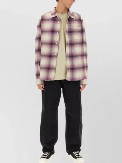 Stussy Checkered Shirt Featuring Pocket