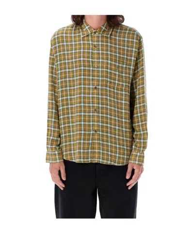 Stussy Checkered Shirt In Green