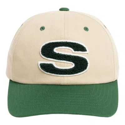 Stussy Chenille S Snapback Cap 'sand' In Neutral