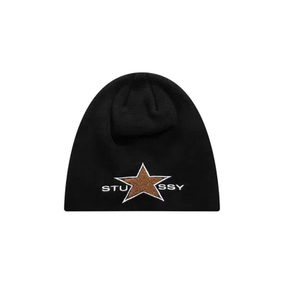 Pre-owned Stussy Chenille Skullcap 'black' | Men's Size Onesize