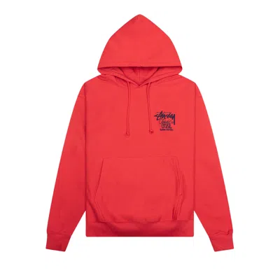 Pre-owned Stussy Classic Gear Hoodie 'cayenne' | Red | Men's Size S