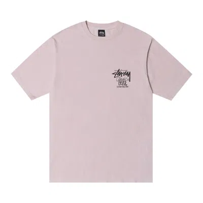 Pre-owned Stussy Classic Gear Tee Pigment Dyed 'blush' | Pink | Men's Size Xl