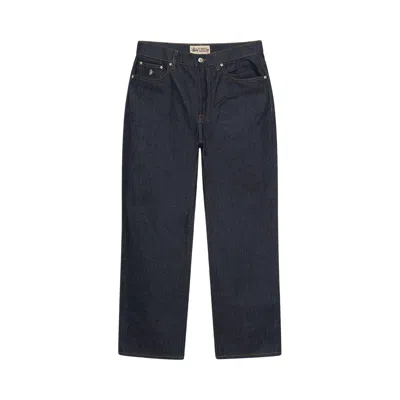 Pre-owned Stussy Classic Jean Denim 'raw' In Blue