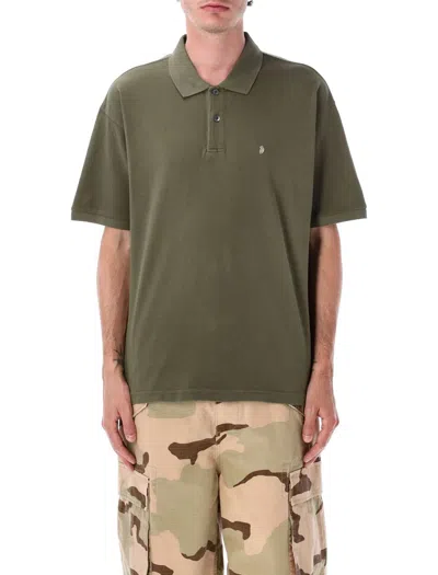 Stussy Stüssy Classic Pique Polo Shirt In Green