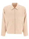 Stussy Long-sleeved Casual Jacket In Beige