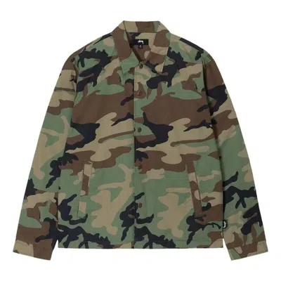 Stussy Coach Shirt 'camo' In Multi