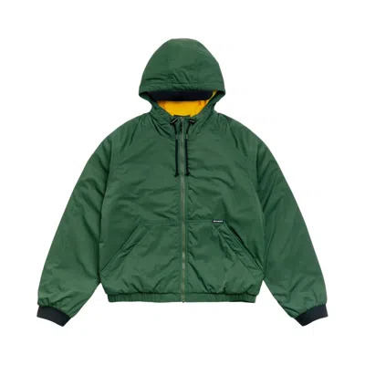 Pre-owned Stussy Coastline Hooded Jacket 'forest' | Green | Men's Size Xs