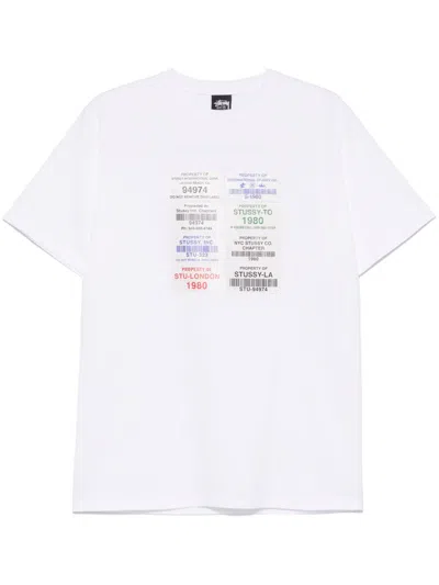 Stussy Codes T-shirt In White