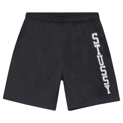 Pre-owned Stussy Collegiate Mesh Short 'black'