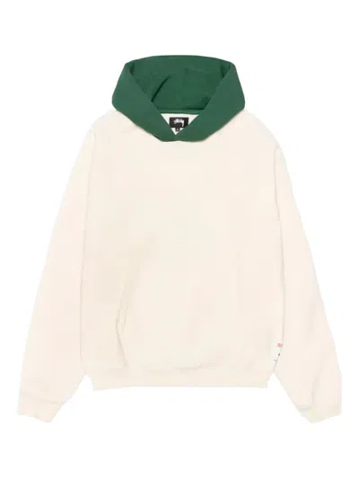 Stussy Contrast-hood Hoodie In Neutral