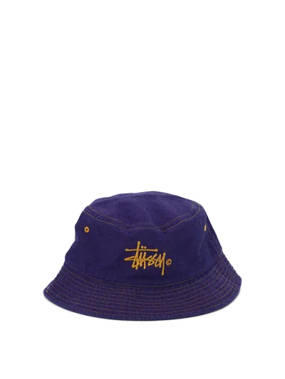 Stussy Copyright Hats Purple In Blue
