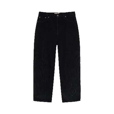 Pre-owned Stussy Corduroy Big Ol' Jeans 'black'
