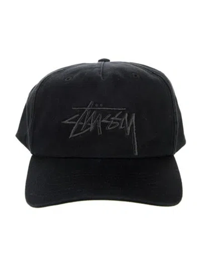 Pre-owned Stussy Cotton Baseball Cap In Black