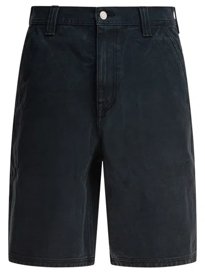 Stussy Cotton Black Shorts