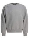 Stussy Basic Crewneck Sweatshirt In Gray