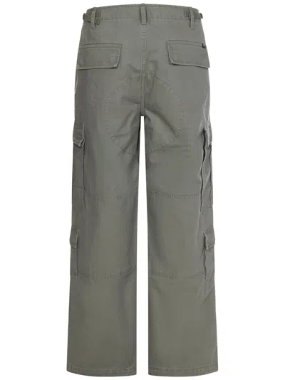 Stussy Stüssy Cotton Relaxed-fit Cargo Pants In Gray