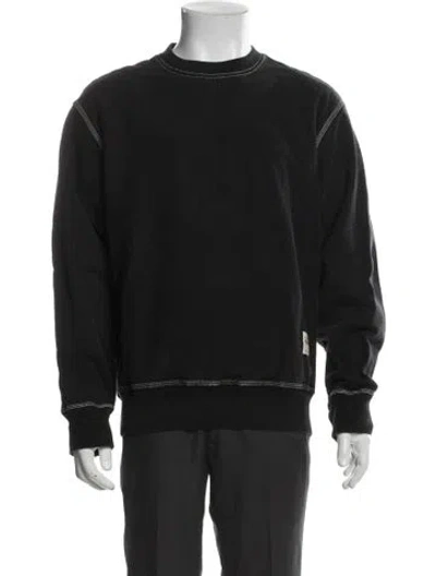 Pre-owned Stussy Crew Neck Long Sleeve Sweatshirt In Blue
