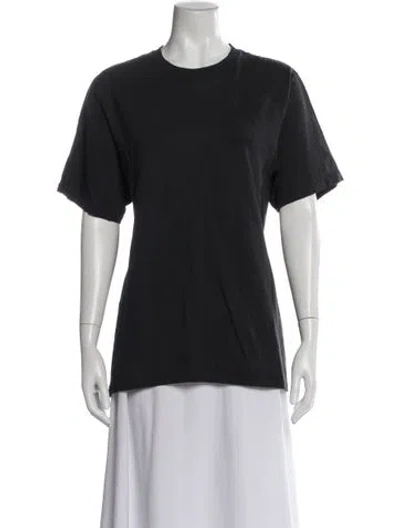 Pre-owned Stussy Crew Neck Short Sleeve T-shirt In Gray