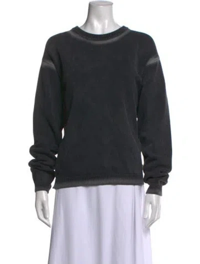 Pre-owned Stussy Crew Neck Sweater In Grey