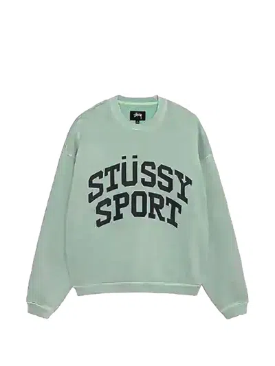 Stussy Crew-neck Sweatshirt In Green