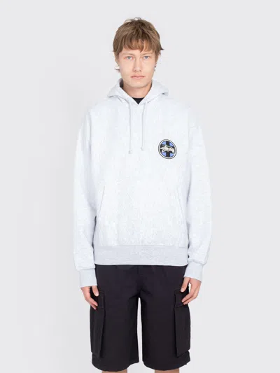 Stussy Cross Dot Hoodie In White