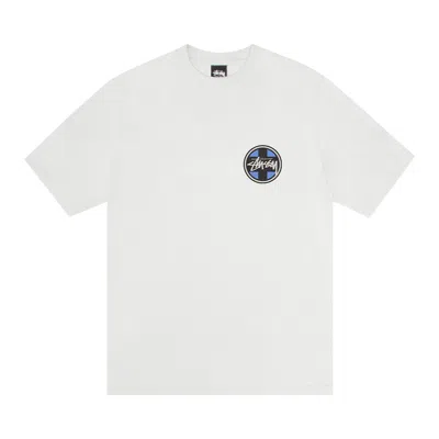 Pre-owned Stussy Cross Dot Tee Pigment Dyed 'natural' | Cream | Men's Size Xxl In White