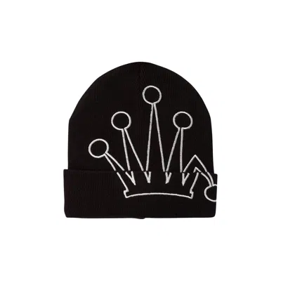 Pre-owned Stussy Cuff Beanie Crown 'black' | Men's Size Onesize