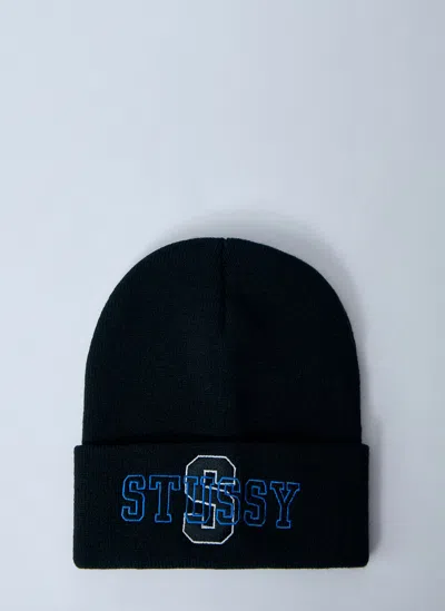 Stussy Cuff Beanie Hat In Black