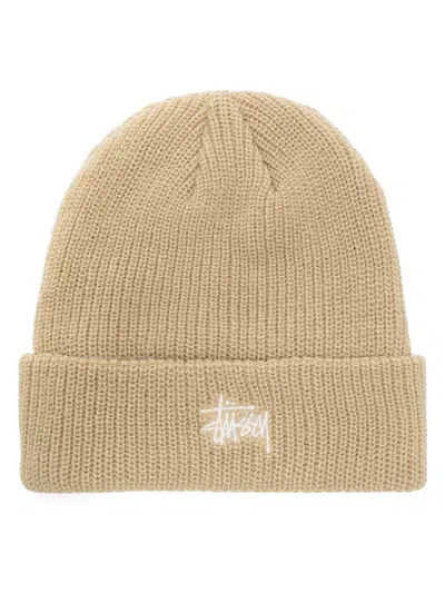 Stussy Cuff Beanie In Neutrals