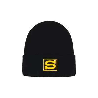 Pre-owned Stussy Cuff Beanie S Sport 'black' | Men's Size Onesize