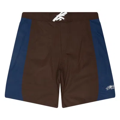 Pre-owned Stussy Curved Panel Board Short 'brown' | Men's Size 30