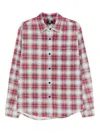 Stussy Dax Plaid-pattern Shirt In Red