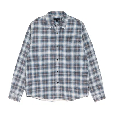 Pre-owned Stussy Dax Printed Shirt 'blue' | Men's Size M