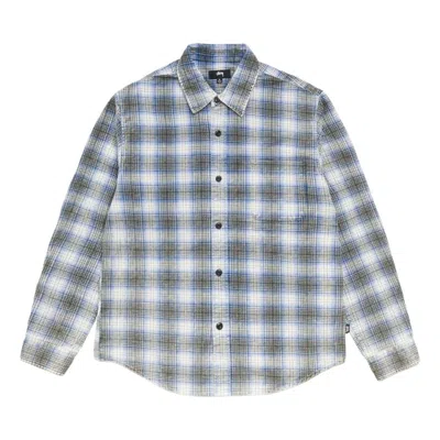 Stussy Dax Printed Shirt 'blue' In Multi