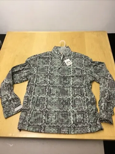 Pre-owned Stussy Deluxe X Reyn Spooner Hawaiian Traditions Jacket, Large In Green