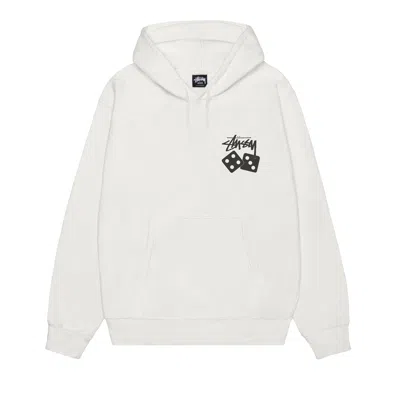 Pre-owned Stussy Dice Hoodie Pigment Dyed 'natural' | Cream | Men's Size S