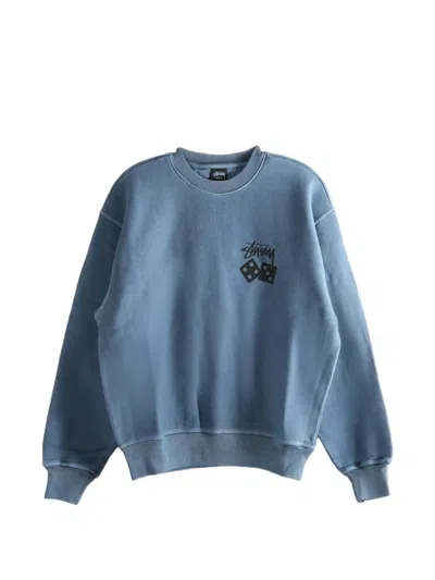 Stussy Dice Pig Sweatshirt In Blue