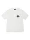Stussy Dice Pigment-dyed T-shirt In White