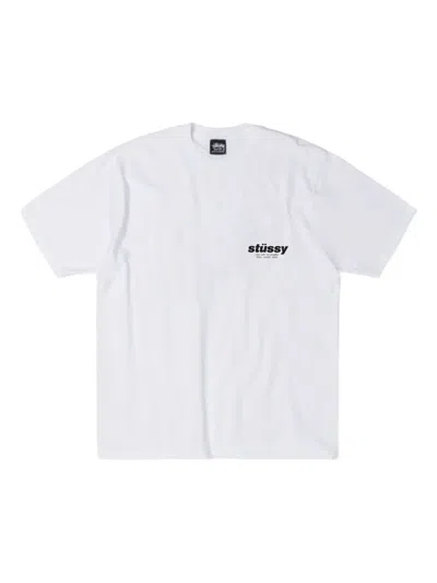 Stussy Dice-print T-shirt In White