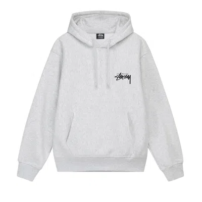 Pre-owned Stussy Diced Out Hoodie 'ash Heather' In Grey