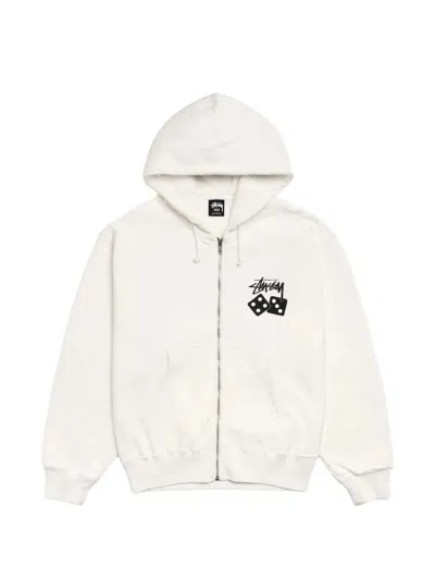 Stussy Kapuzenjacke Mit Würfel-print In Neutral