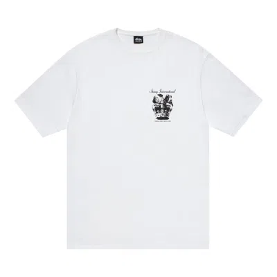 Pre-owned Stussy Dog Crown Tee 'white' | Men's Size M