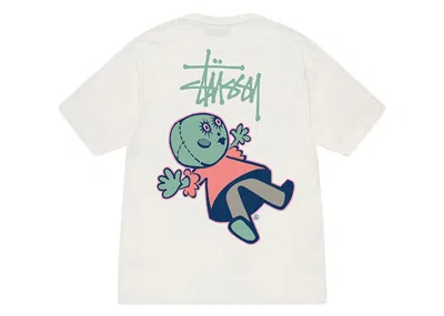 Pre-owned Stussy Dollie Pigment Dyed Tee Shirt In Natural