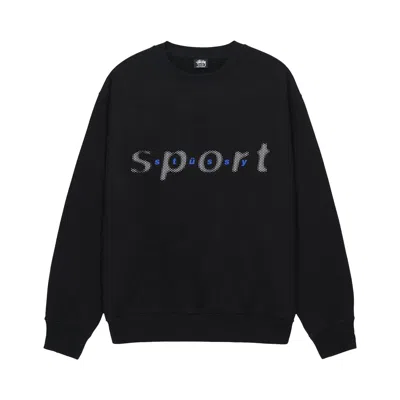 Pre-owned Stussy Dot Sport Crew Sweatshirt 'back'