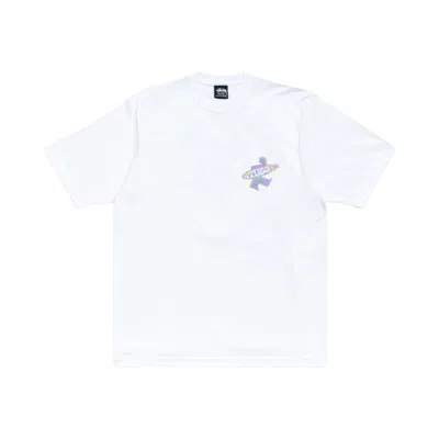 Pre-owned Stussy Dot Surf T-shirt 'white' | Men's Size M