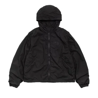 Pre-owned Stussy Double Cotton Hooded Jacket 'black' | Men's Size Xxl