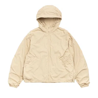 Pre-owned Stussy Double Cotton Hooded Jacket 'sand' | Tan | Men's Size M In Brown