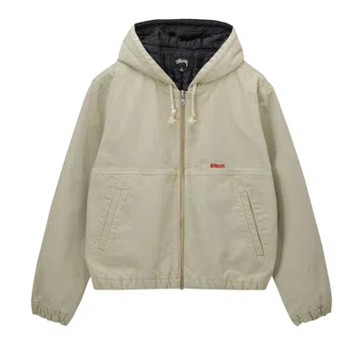 Pre-owned Stussy Double Dye Work Jacket 'cream'